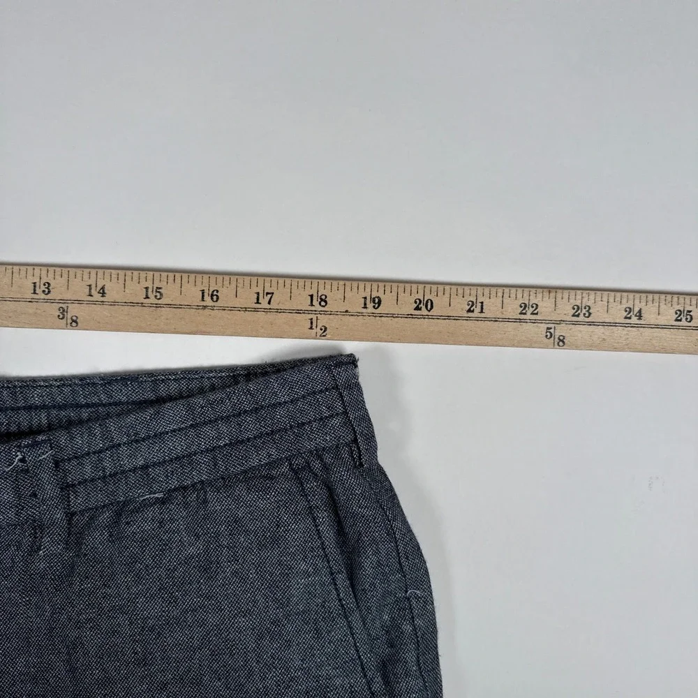 Banana Republic Pants Mens 38x32 Blue Linen Drawstring Athletic Fit Jogger Coast